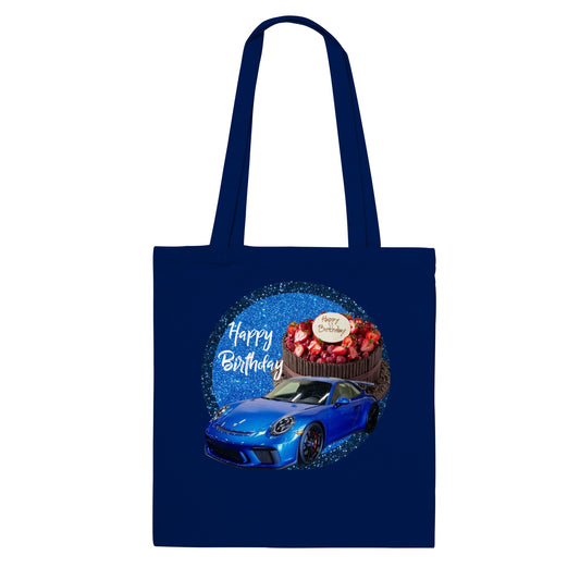Classic ME Birthday Car and Cake Tote Bag