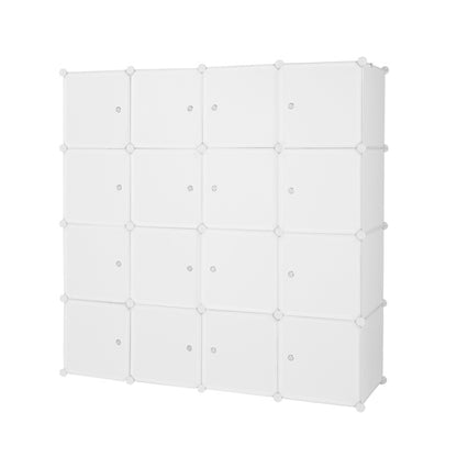 Home 16 Grid 4Level Cube Wardrobe