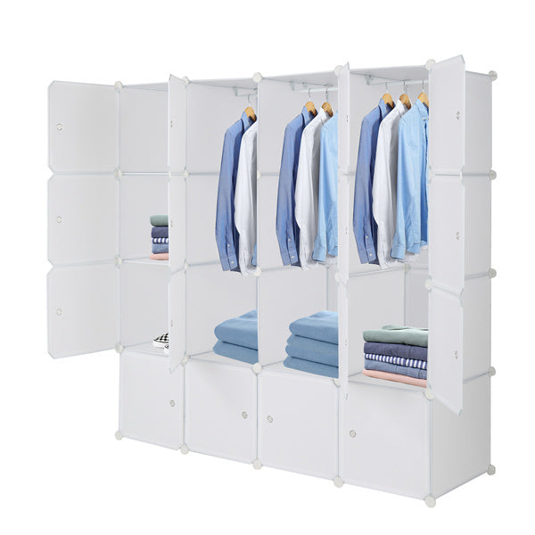 Home 16 Grid 4Level Cube Wardrobe