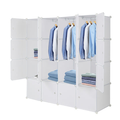 Home 16 Grid 4Level Cube Wardrobe