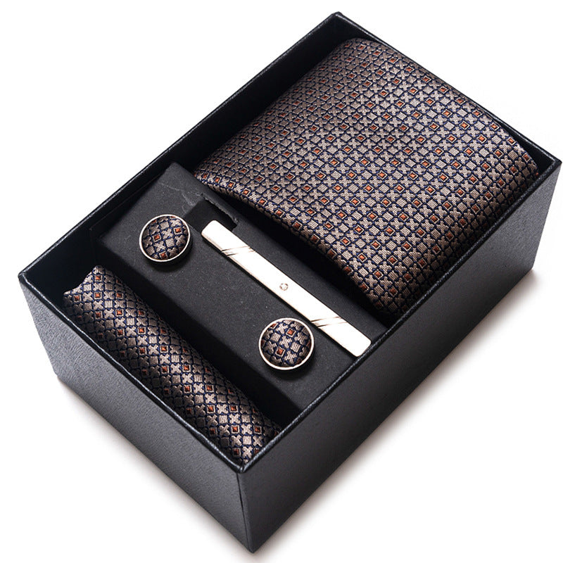 Men's Business Professional Tie Formal Jacquard Yarn-dyed