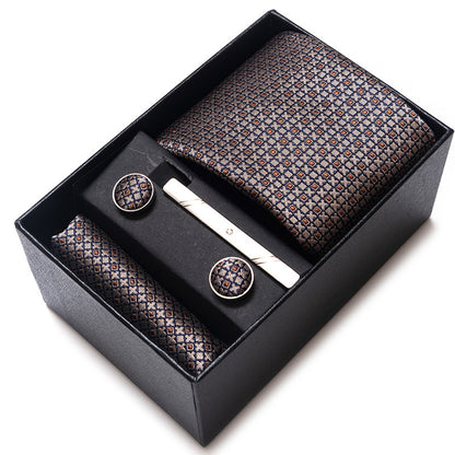Men's Business Professional Tie Formal Jacquard Yarn-dyed