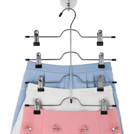 Home multi-layer skirt clip pants rack pants clip hanger