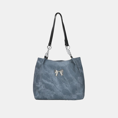 Ladies Bag Bow Polyester Medium Tote Bag