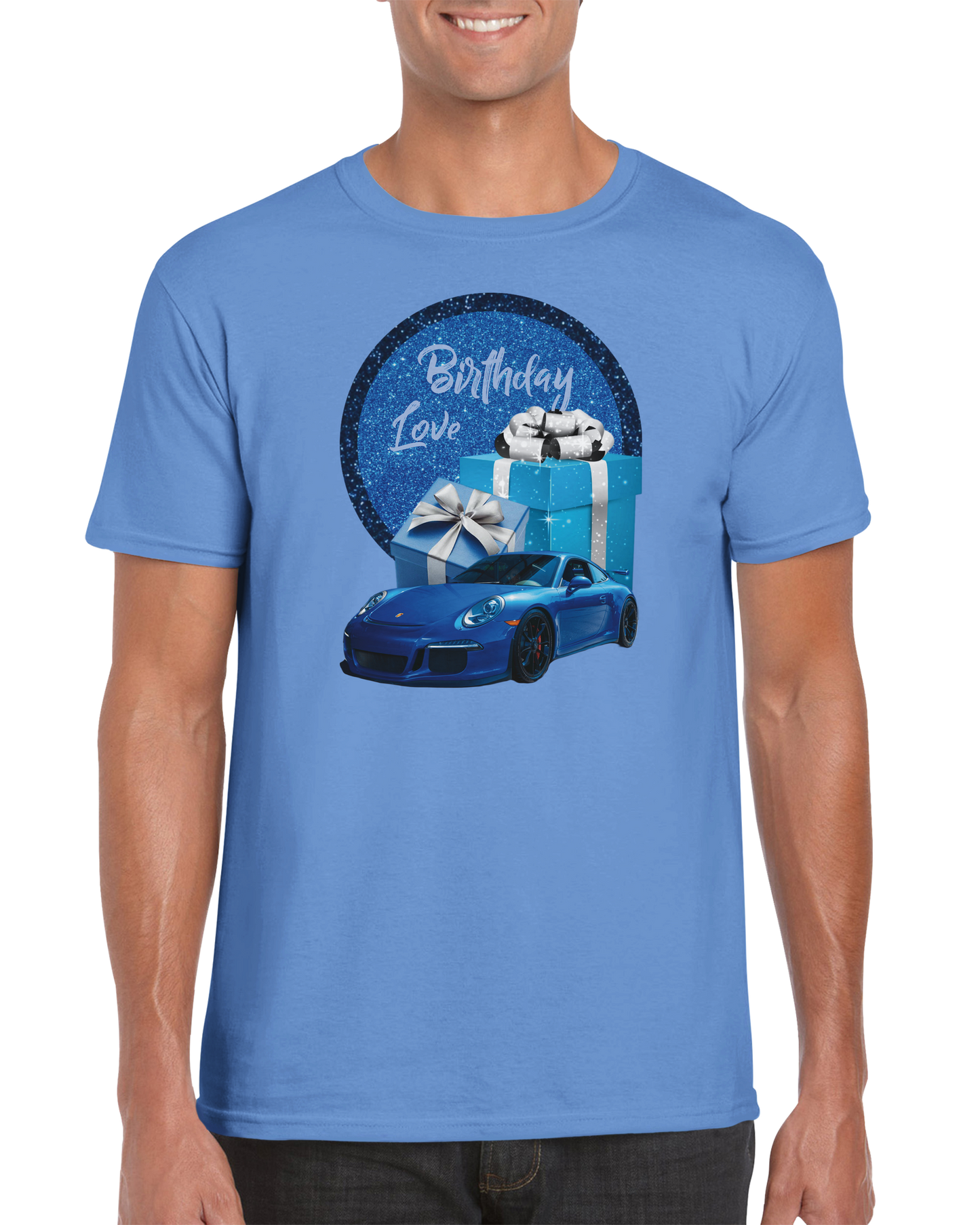 Classic ME Birthday Car and Cake T-shirt, Unisex, Men T-shirt