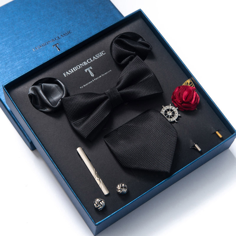 Men's Tie 8-piece Set Formal Suit