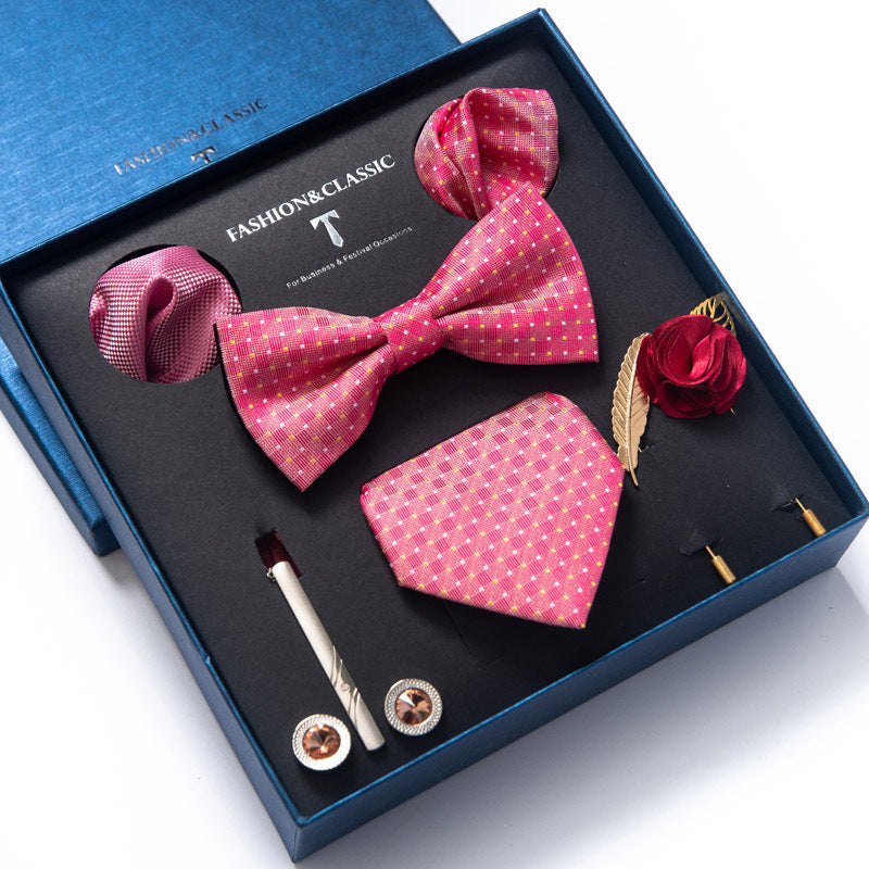 Men's Tie 8-piece Set Formal Suit