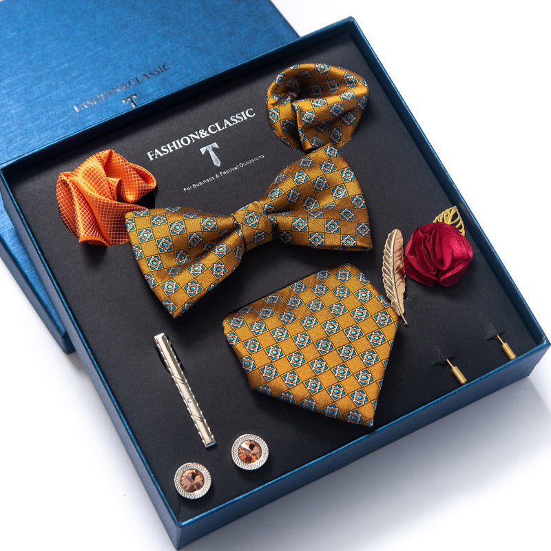 Men's Tie 8-piece Set Formal Suit