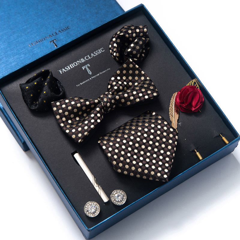 Men's Tie 8-piece Set Formal Suit