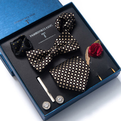 Men's Tie 8-piece Set Formal Suit