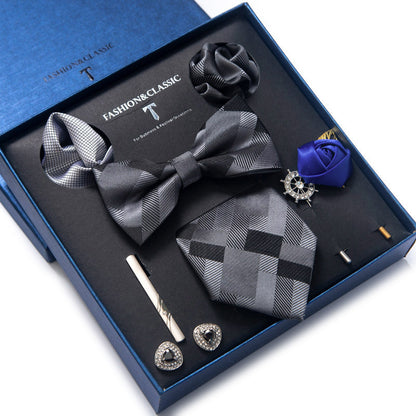 Men's Tie 8-piece Set Formal Suit