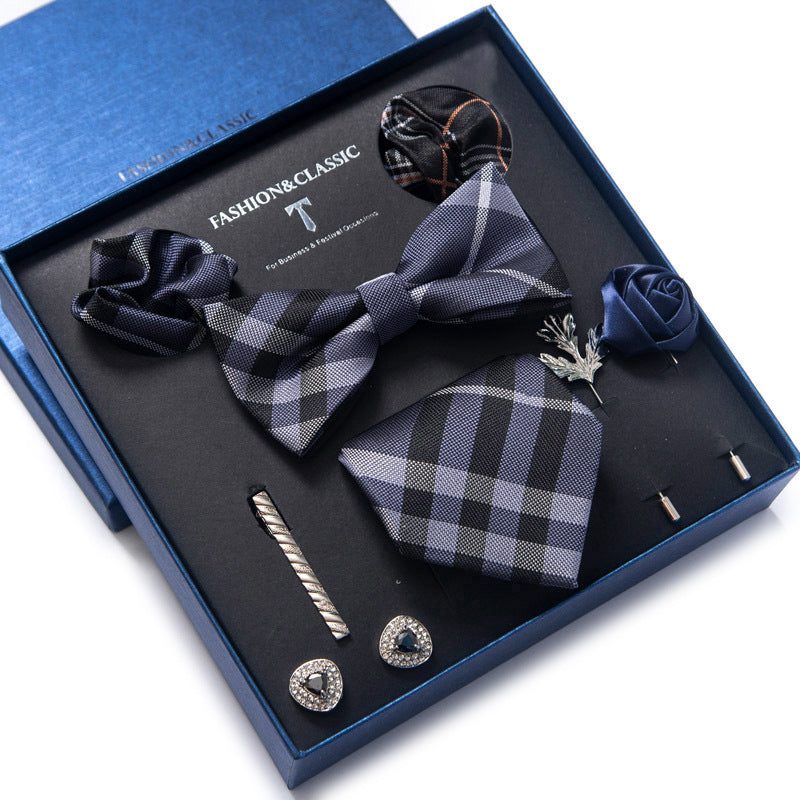 Men's Tie 8-piece Set Formal Suit