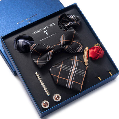 Men's Tie 8-piece Set Formal Suit