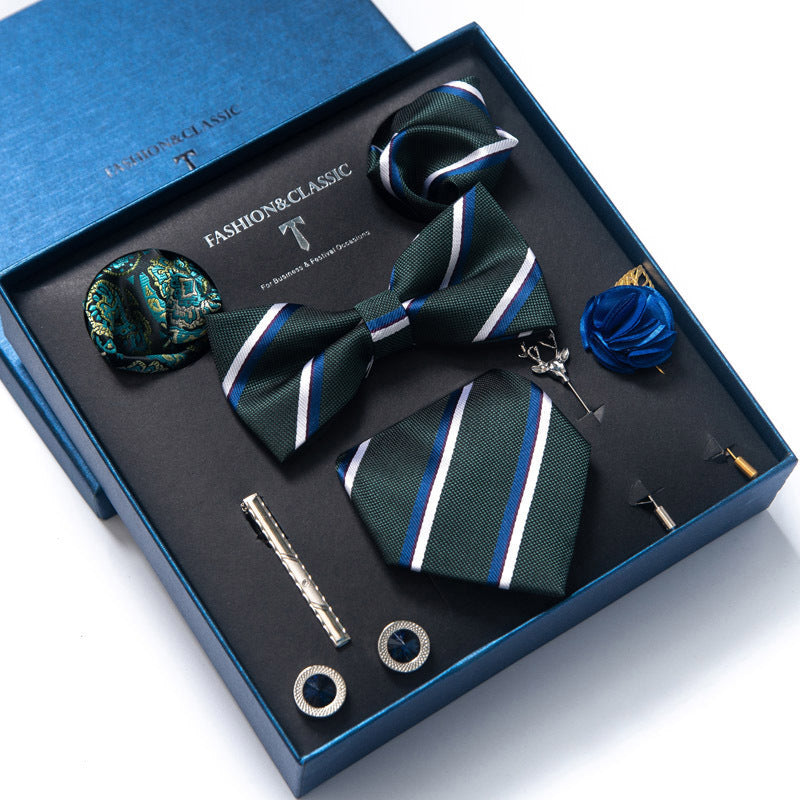 Men's Tie 8-piece Set Formal Suit