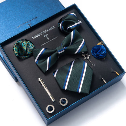 Men's Tie 8-piece Set Formal Suit