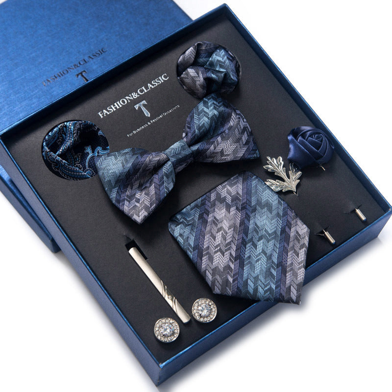 Men's Tie 8-piece Set Formal Suit