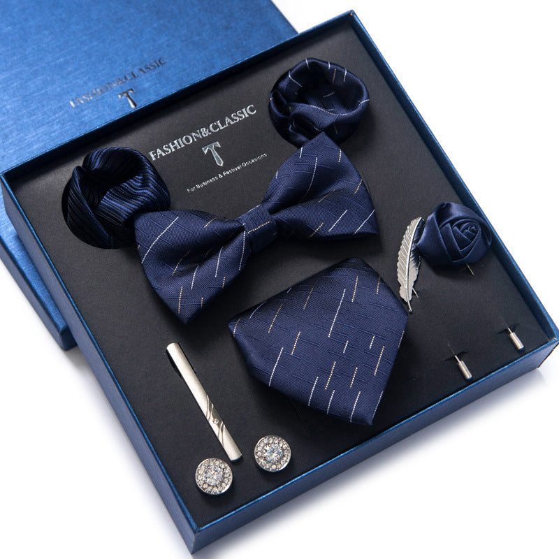 Men's Tie 8-piece Set Formal Suit