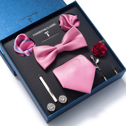 Men's Tie 8-piece Set Formal Suit