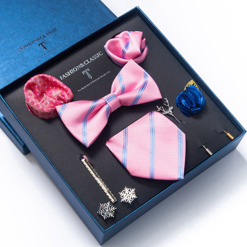 Men's Tie 8-piece Set Formal Suit