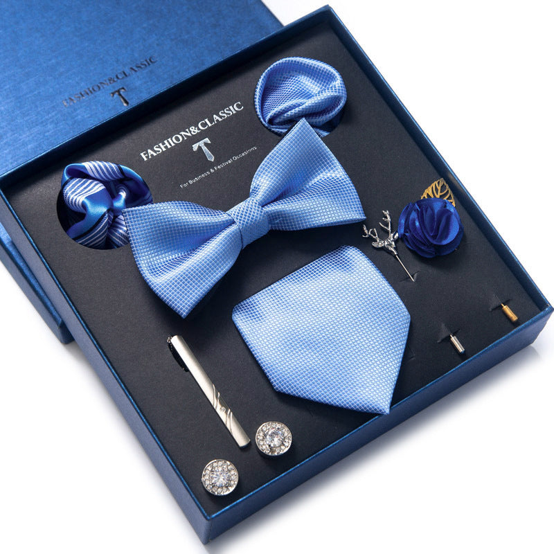 Men's Tie 8-piece Set Formal Suit