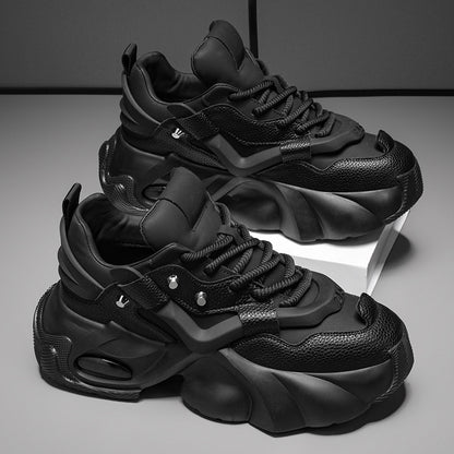 All-match Breathable Platform Stitching Trendy Dad Shoes
