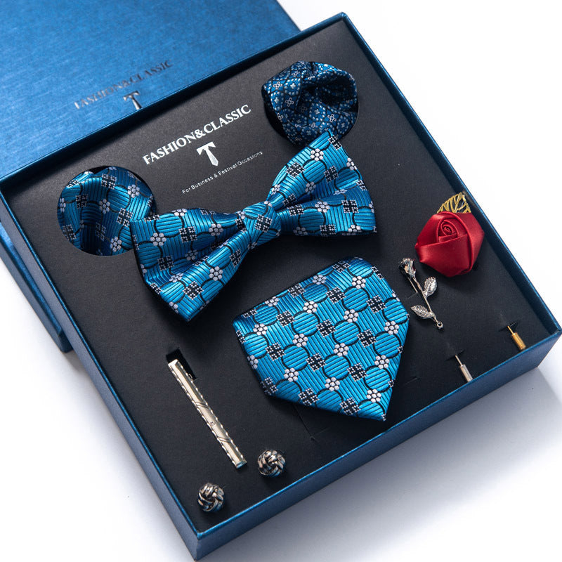 Men's Tie 8-piece Set Formal Suit