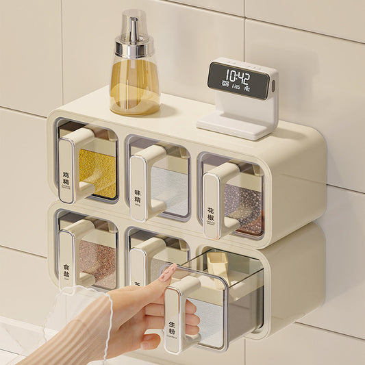 Kitchen Wall Hanging Decoration Type Condiment Storage Box