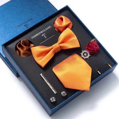 Men's Tie 8-piece Set Formal Suit