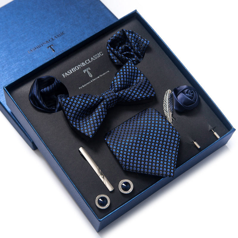 Men's Tie 8-piece Set Formal Suit