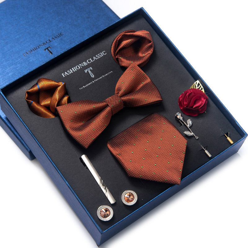 Men's Tie 8-piece Set Formal Suit