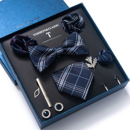 Men's Tie 8-piece Set Formal Suit