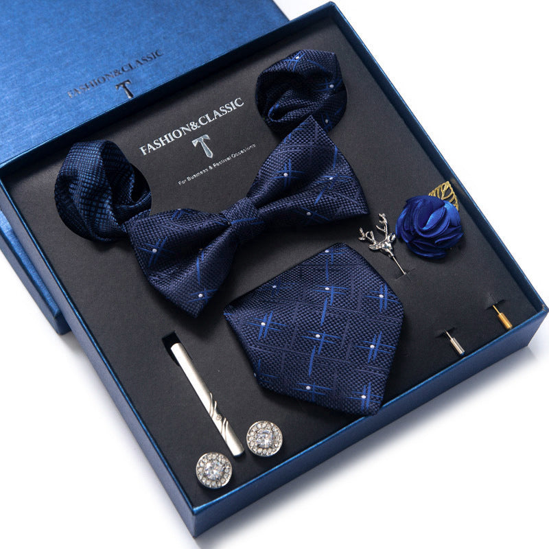 Men's Tie 8-piece Set Formal Suit