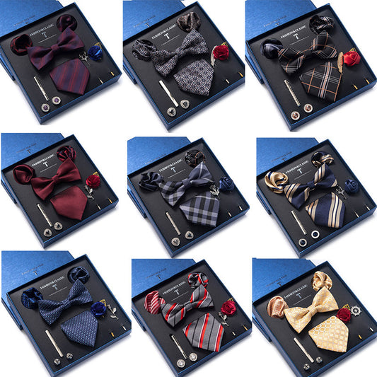 Men's Tie 8-piece Set Formal Suit