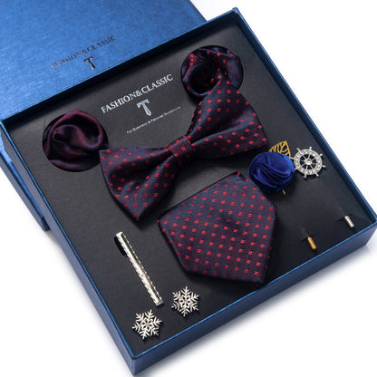 Men's Tie 8-piece Set Formal Suit