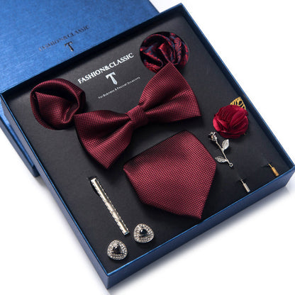 Men's Tie 8-piece Set Formal Suit
