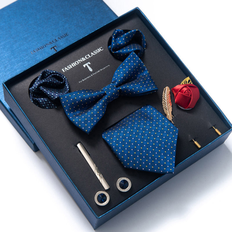Men's Tie 8-piece Set Formal Suit