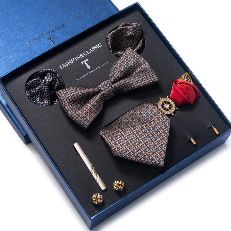 Men's Tie 8-piece Set Formal Suit