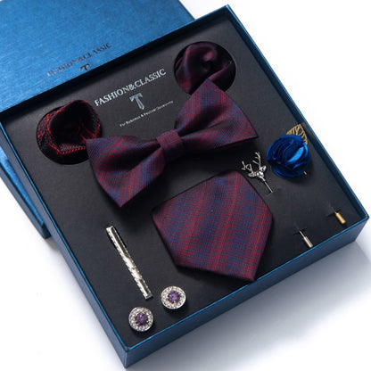 Men's Tie 8-piece Set Formal Suit