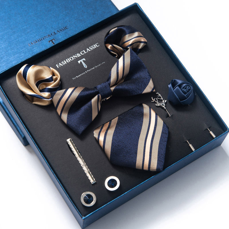 Men's Tie 8-piece Set Formal Suit
