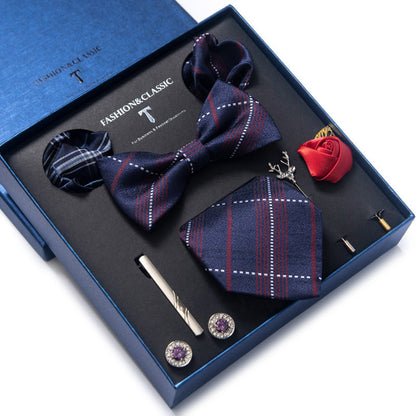 Men's Tie 8-piece Set Formal Suit