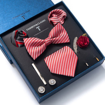 Men's Tie 8-piece Set Formal Suit