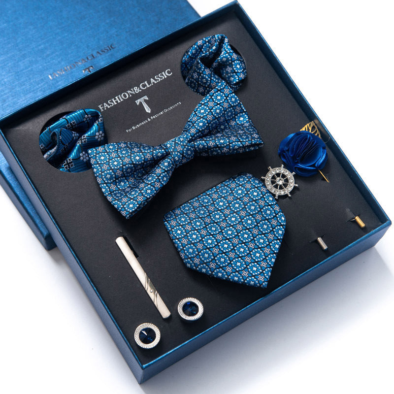 Men's Tie 8-piece Set Formal Suit