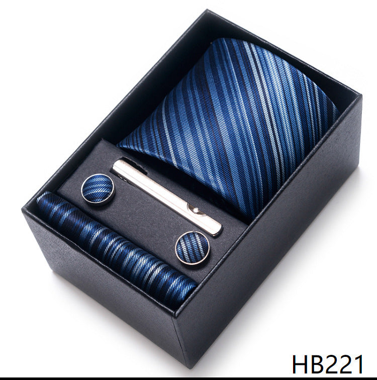Men's Business Professional Tie Formal Jacquard Yarn-dyed