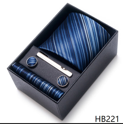 Men's Business Professional Tie Formal Jacquard Yarn-dyed