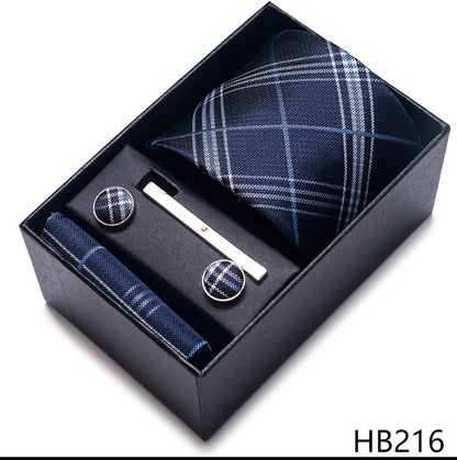 Men's Business Professional Tie Formal Jacquard Yarn-dyed