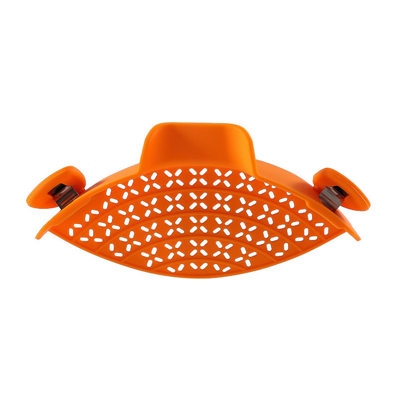 Kitchen Gadgets Silicone Pot Side Strainer