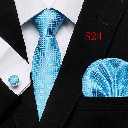 Men's Fashion Three-piece Tie set Assorted Designs Series European and American