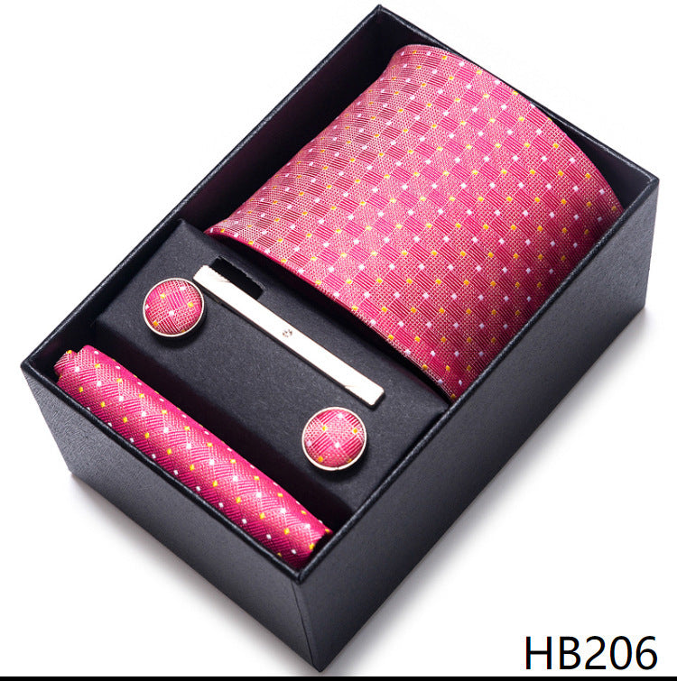 Men's Business Professional Tie Formal Jacquard Yarn-dyed