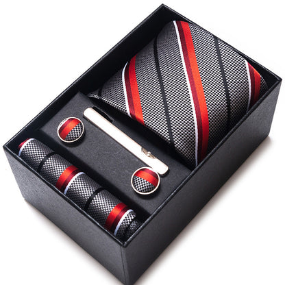 Men's Business Professional Tie Formal Jacquard Yarn-dyed