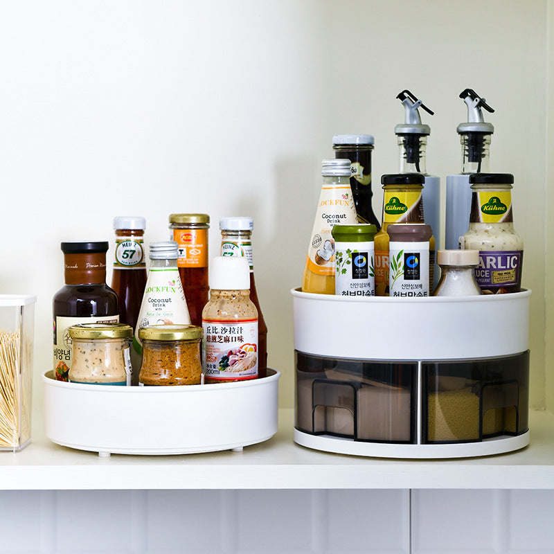 Kitchen Rotating Multifunctional Storage Box Household Seasoning Rack